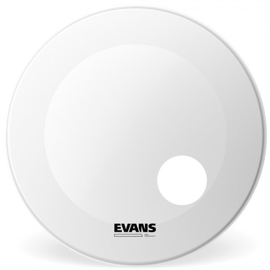 Evans EQ3 Resonant Coated White Bass Drum Head - 22